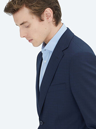 Lacivert Mikro Modern Fit Takım Elbise