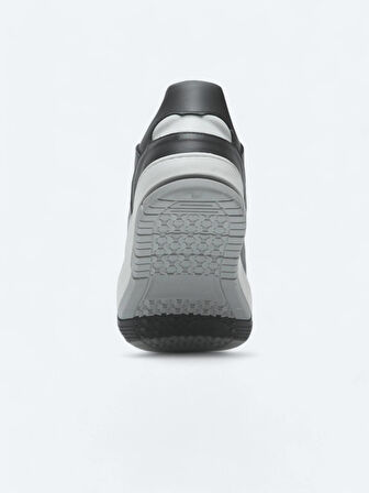 Siyah Deri Spor Spor Ayakkabı