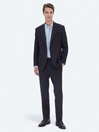 Lacivert Mikro Modern Fit Takım Elbise