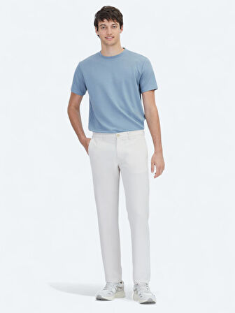 Vizon Dokuma Slim Fit Casual Pantolon