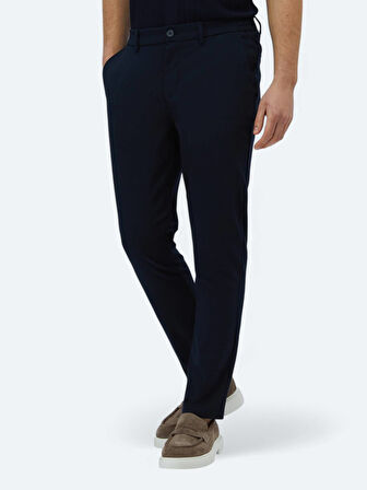 Lacivert Dokuma Jogging Fit Casual Pantolon