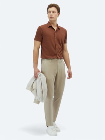 Vizon Dokuma Jogging Fit Casual Pantolon