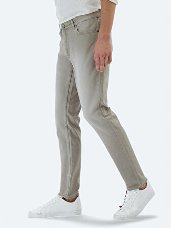 Vizon Slim Fit Denim Pamuk Karışımlı Pantolon
