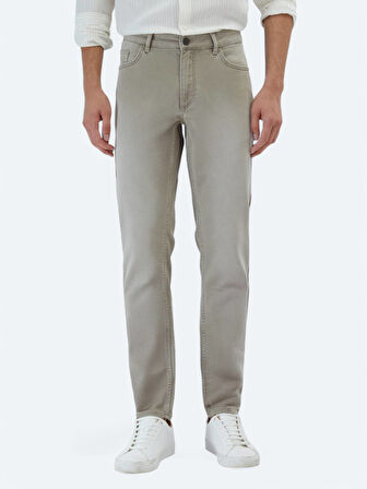 Vizon Slim Fit Denim Pamuk Karışımlı Pantolon