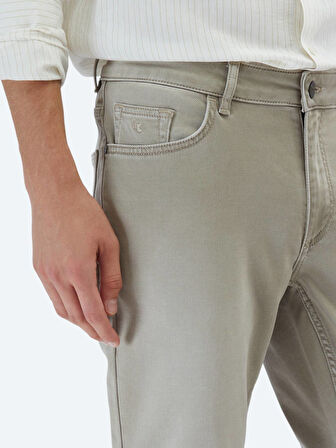 Vizon Slim Fit Denim Pamuk Karışımlı Pantolon