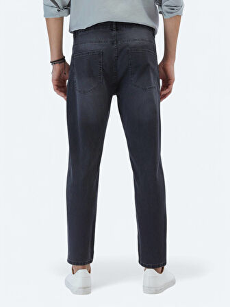 Antrasit Slim Fit Denim Pamuk Karışımlı Pantolon