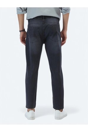 Antrasit Slim Fit Denim Pamuk Karışımlı Pantolon