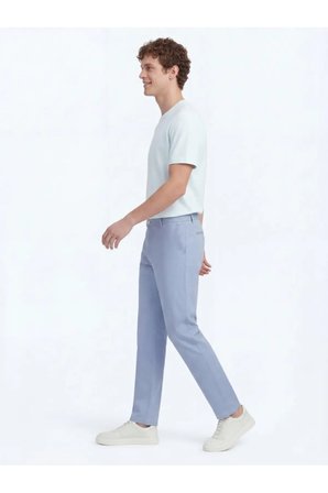 Mavi Dokuma Jogging Fit Casual Pamuk Karışımlı Pantolon