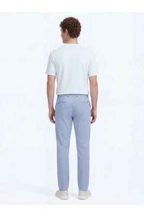 Mavi Dokuma Jogging Fit Casual Pamuk Karışımlı Pantolon