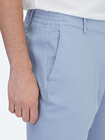 Mavi Dokuma Jogging Fit Casual Pamuk Karışımlı Pantolon