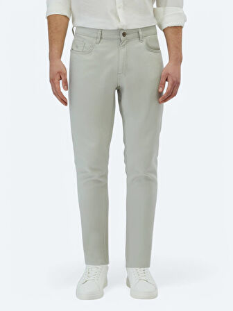 Taş Düz Dokuma Regular Fit Casual Pamuk Karışımlı Pantolon