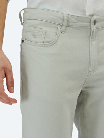 Taş Düz Dokuma Regular Fit Casual Pamuk Karışımlı Pantolon