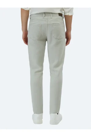 Taş Düz Dokuma Regular Fit Casual Pamuk Karışımlı Pantolon