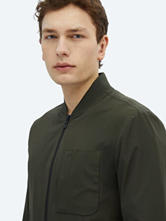 Haki Regular Fit Spor Ceket