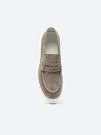 Vizon Süet Smart Casual Loafer