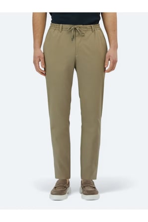 Vizon Düz Dokuma Jogging Fit Casual Pantolon