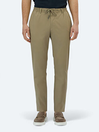 Vizon Düz Dokuma Jogging Fit Casual Pantolon