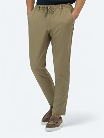 Vizon Düz Dokuma Jogging Fit Casual Pantolon