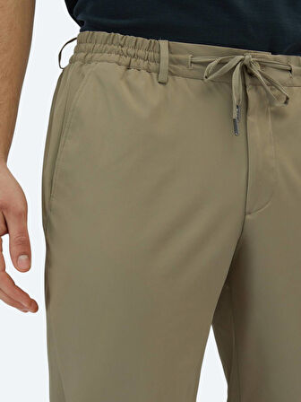 Vizon Düz Dokuma Jogging Fit Casual Pantolon
