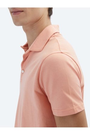Somon Düz Polo Yaka %100 Pamuk T-Shirt