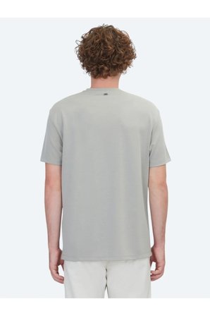 Haki Düz Bisiklet Yaka T-Shirt