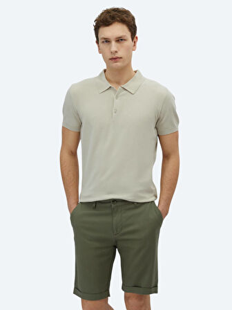 Taş Polo Yaka Düz Örgü Triko