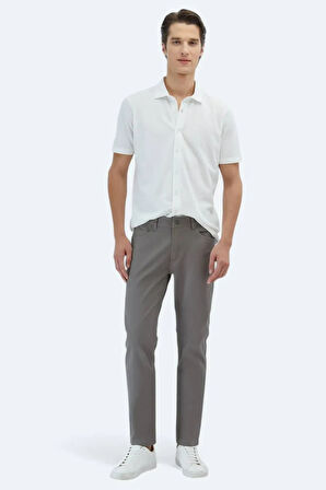 Kip Erkek Desenli Regular Fit Casual %100 Pamuk Gömlek GM-5873 Beyaz