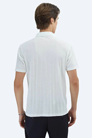 Kip Erkek Desenli Regular Fit Casual Gömlek GM-5872 Beyaz