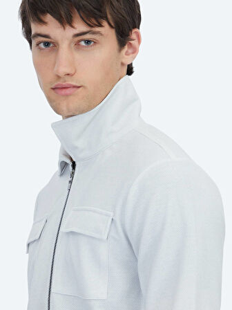 Taş Regular Fit Casual Örme Mont