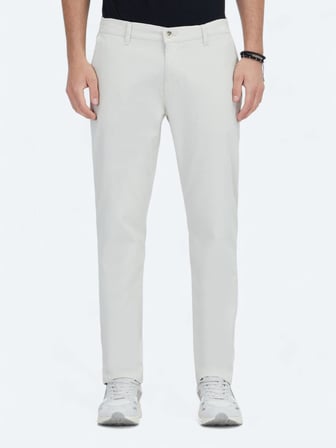 Taş Düz Dokuma Jogging Fit Casual Pamuk Karışımlı Pantolon