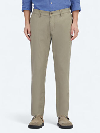 Vizon Düz Dokuma Jogging Fit Casual Pamuk Karışımlı Pantolon