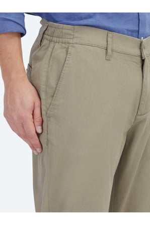 Vizon Düz Dokuma Jogging Fit Casual Pamuk Karışımlı Pantolon