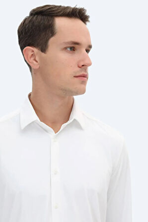 Kip Erkek Regular Fit Casual Gömlek GM-5338 Beyaz