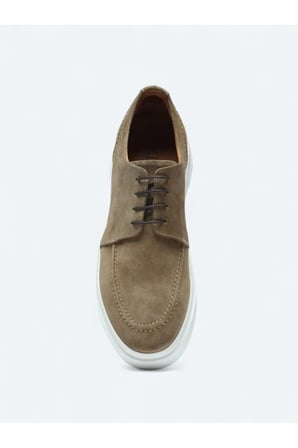 Bej Süet Smart Casual Ayakkabı