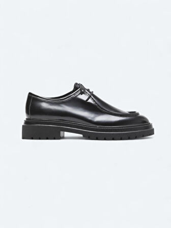 Siyah Rugan Smart Casual Ayakkabı