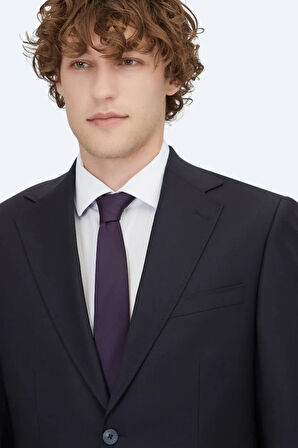 Kip Erkek Modern Fit Yün Karışımlı Takım Elbise TKM-2068 Lacivert