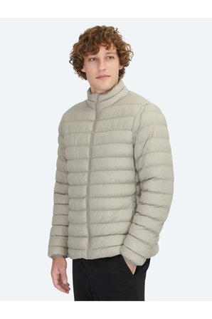 Vizon Regular Fit Dik Yaka Casual Dokuma Mont