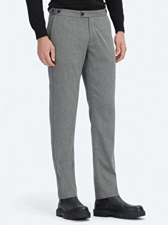 Antrasit Dokuma Regular Fit Casual Pantolon