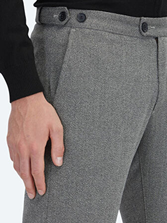 Antrasit Dokuma Regular Fit Casual Pantolon