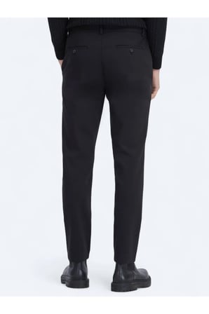 Siyah Teknik Casual Pantolon