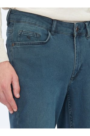 Petrol Slim Fit Denim Pamuk Karışımlı Pantolon