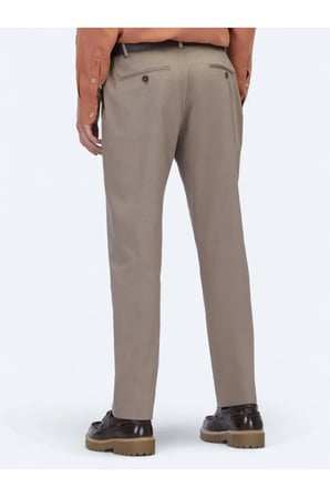 Vizon Dokuma Jogging Fit Casual Pamuk Karışımlı Pantolon