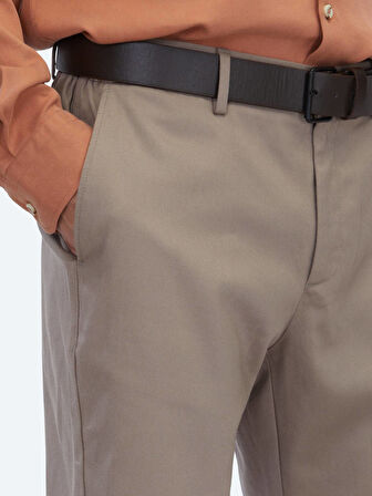 Vizon Dokuma Jogging Fit Casual Pamuk Karışımlı Pantolon