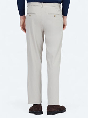 Bej Dokuma Jogging Fit Çevre Dostu Casual Pantolon