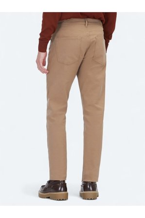 Vizon Dokuma Slim Fit Casual Pamuk Karışımlı Pantolon