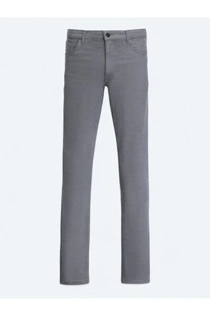 Antrasit Dokuma Slim Fit Casual Pamuk Karışımlı Pantolon