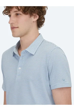 Mavi Polo Yaka %100 Pamuk T-Shirt