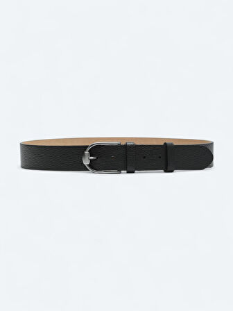 Siyah Dana Derisi Kemer