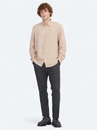 Somon Regular Fit Dokuma Casual Gömlek