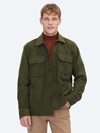 Haki Regular Fit Overshırt